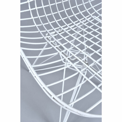 White Eames for Herman Miller DKR Wire Chairs Indoor Outdoor Chairs