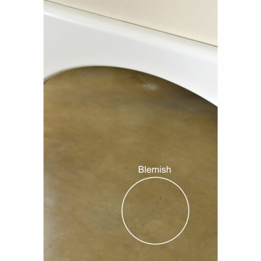 Broyhill Chapter One White Modern wall Mirror Rectangular with Oval inset