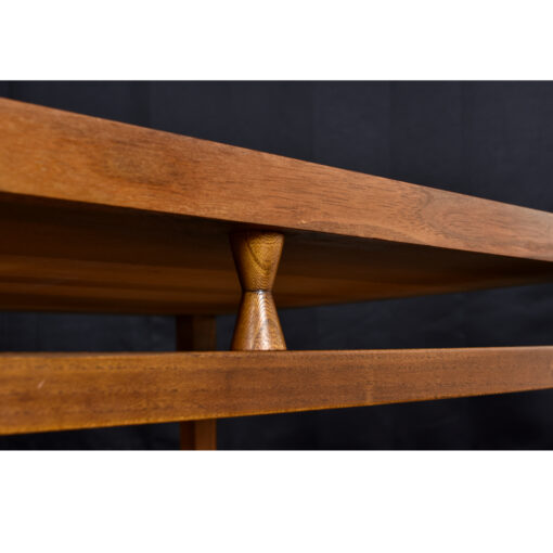 Lane Tuxedo Bow Tie End Table with Walnut and Rosewood