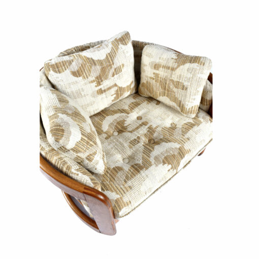 Howard Furniture Barrel Chair Tub Chair with Ottoman