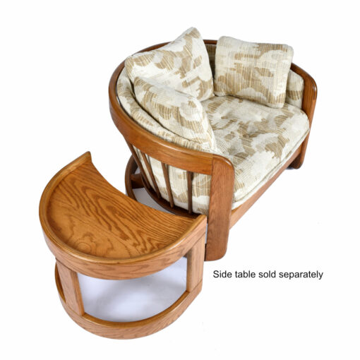 Howard Furniture Barrel Chair Tub Chair with Ottoman