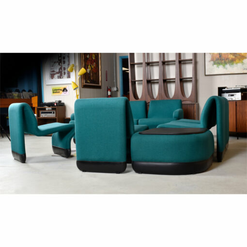 Teal Artopex suspension chair seating group from Star Trek The Next Generation