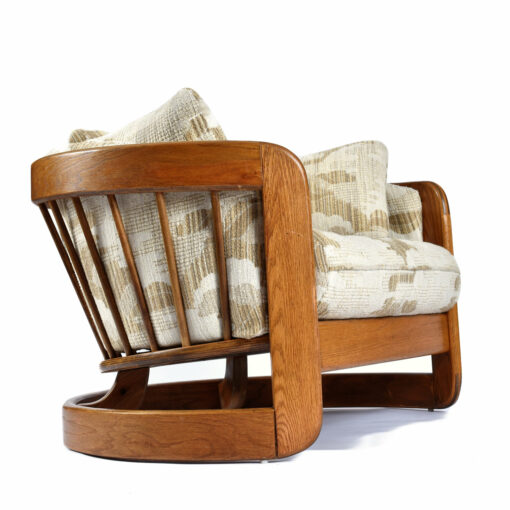 Howard Furniture Barrel Chair Tub Chair with Ottoman