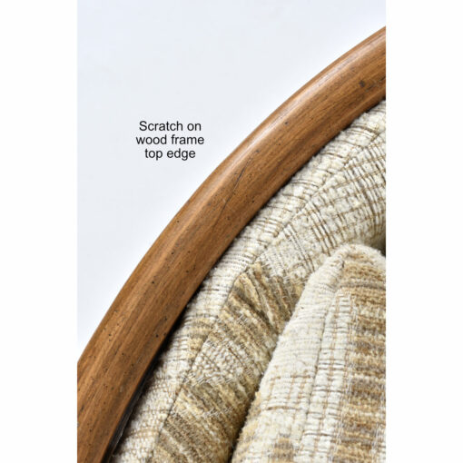 Scratch on wood frame
