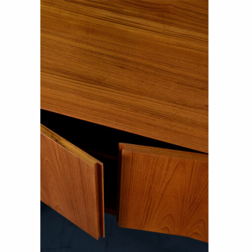 Mid Century Modern Danish Teak CADO Record Cabinet on Hairpin Legs