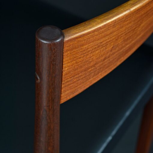 Danish teak dining chairs designed by Poul Volther for Frem Rojle.