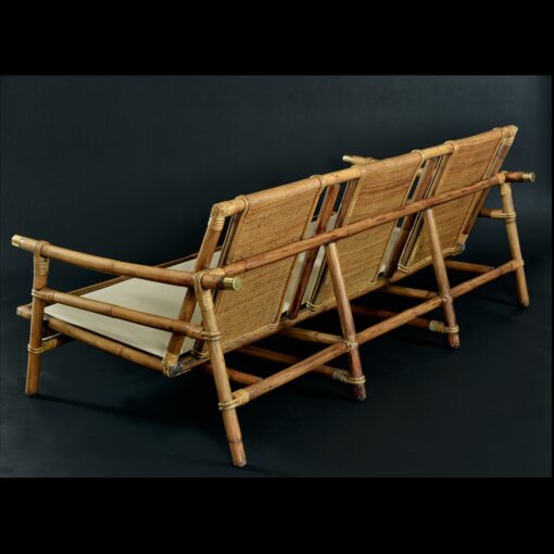 John Wisner Ficks Reed Bamboo Sofa