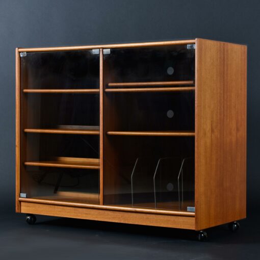 Danish teak stereo cabinet media cabinet TV stand