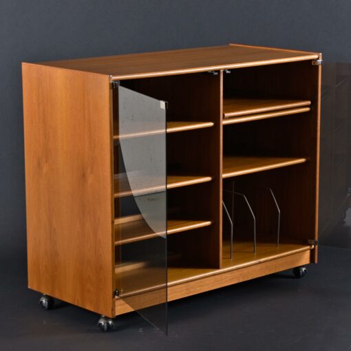 Danish teak stereo cabinet media cabinet TV stand