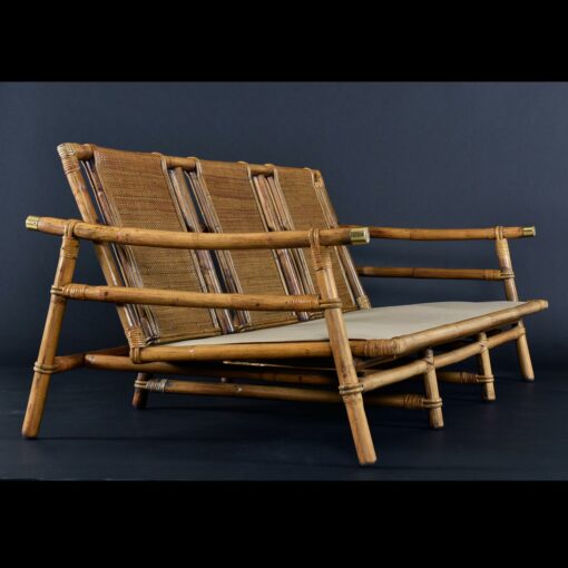 John Wisner Ficks Reed Bamboo Sofa