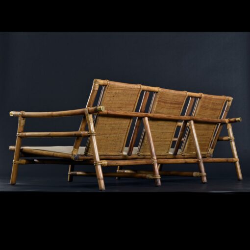 John Wisner Ficks Reed Bamboo Sofa