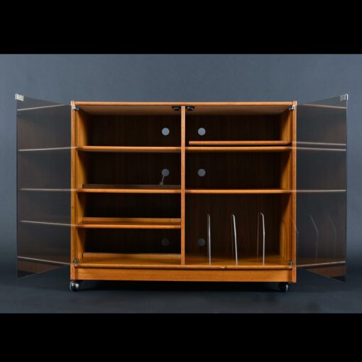 Danish teak stereo cabinet media cabinet TV stand