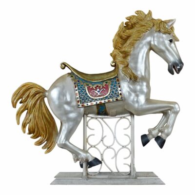 Fiberglass vintage carousel horse