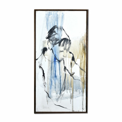Original Expressionist figural painting dating from 1968