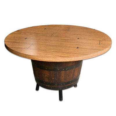 Brothers Whiskey barrel gaming table
