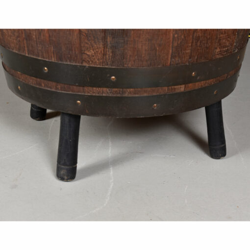 Whiskey barrel table