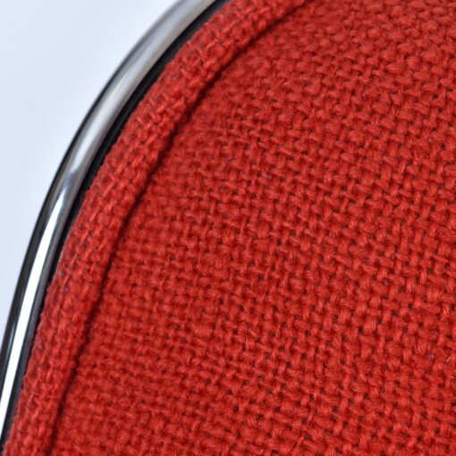 Charles Pollock for Knoll Red Tweed Executive Chair