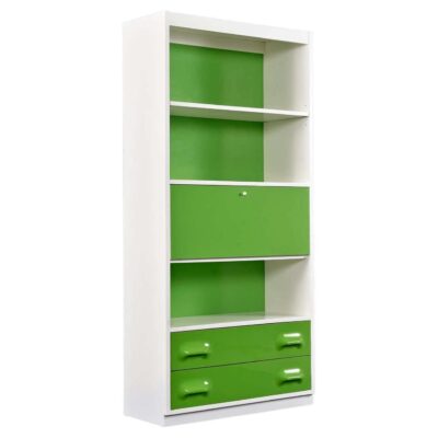 Broyhill Premier Green Chapter One Bookcase with Dry Bar or Desk