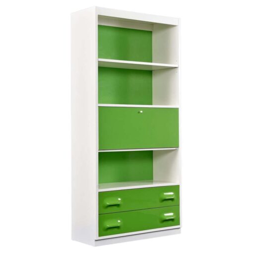 Broyhill Premier Green Chapter One Bookcase with Dry Bar or Desk