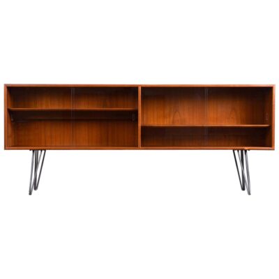 Danish teak china cabinet johannes andersen