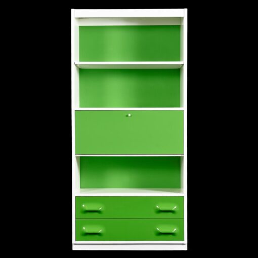 Broyhill Premier Green Chapter One Bookcase with Dry Bar or Desk