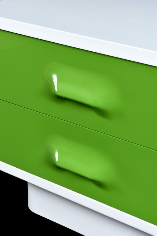 Pair of restored Green Broyhill Premier Nightstands, vintage 1970s