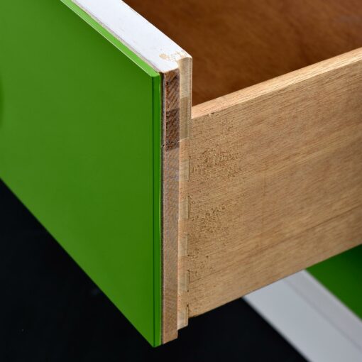 Pair of restored Green Broyhill Premier Nightstands, vintage 1970s