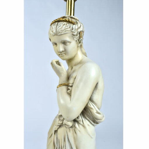 muse chalkware women lamps