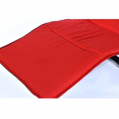 red wool cushion