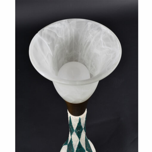 Frosted white glass lamp diffuser