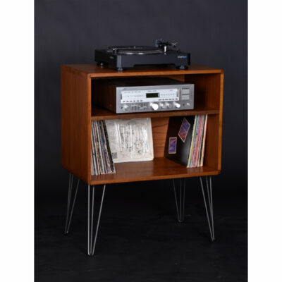 Danish teak record cabinet media center