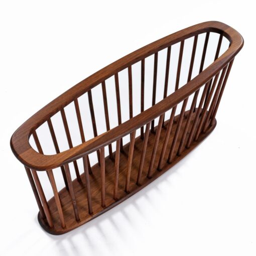 Arthur Umanoff walnut magazine rack