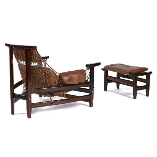 Jean Gillon brazilian leather jangada chair