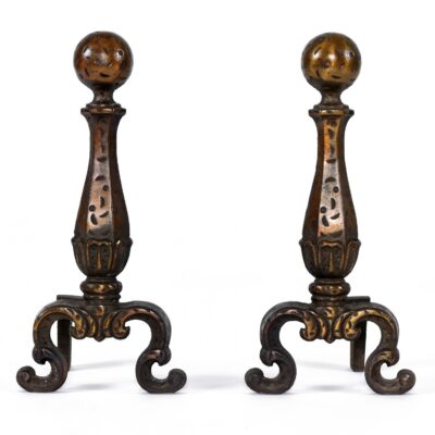 fireplace andirons