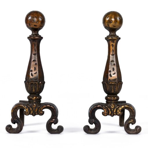 fireplace andirons