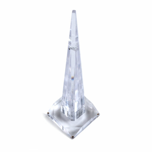 lucite obelisk sculpture