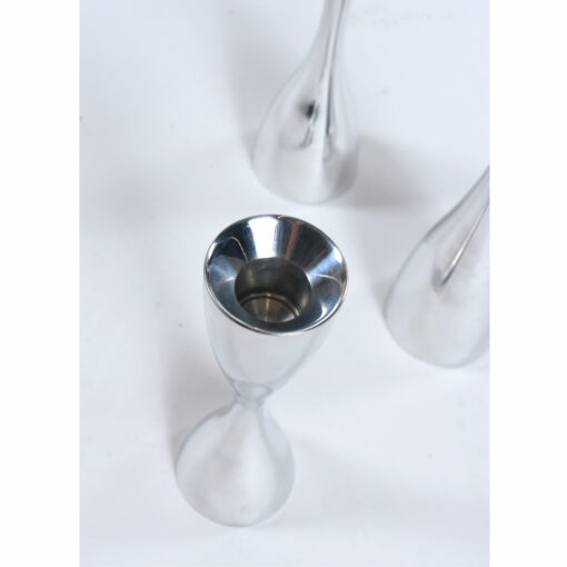 modern candlestick holder nambe