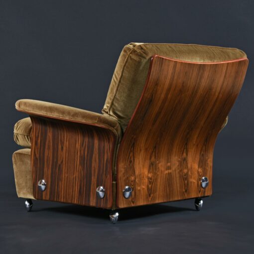 rosewood G-Plan tulip group lounge chairs