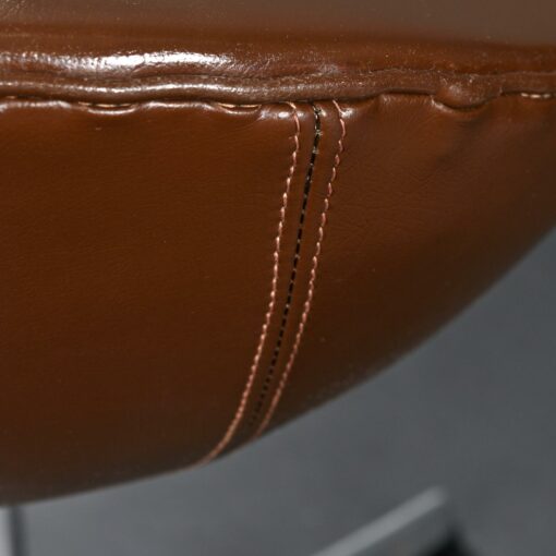 Brown Leather Fritz Hansen stitching