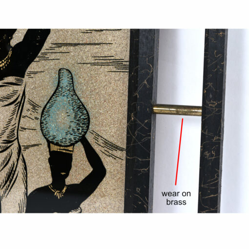 Oxidization on brass rods