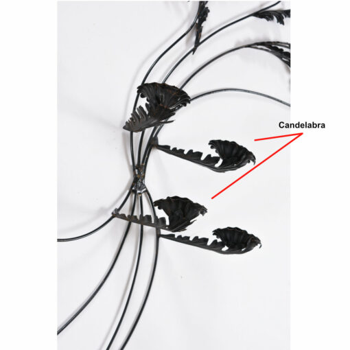 candelabra clock