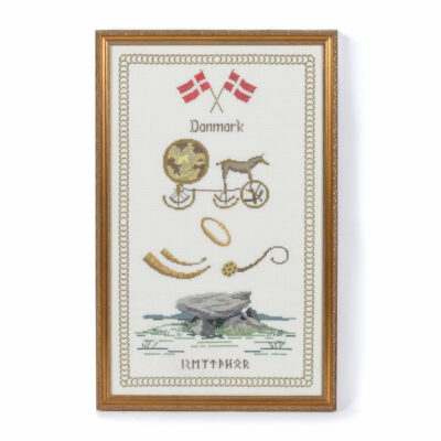 Danish framed needlepoint