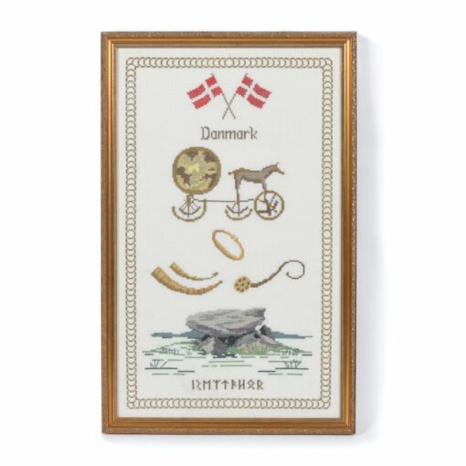 Danish framed needlepoint
