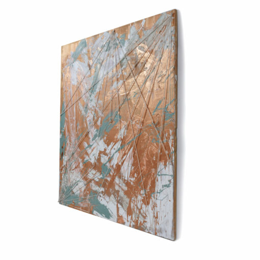 Emily Tan copper string art painting