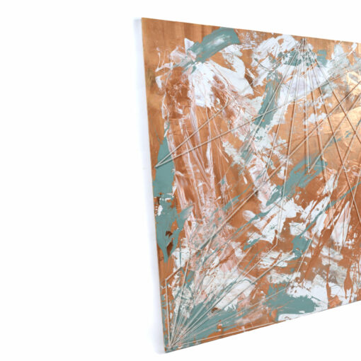 Emily Tan abstract painting string art