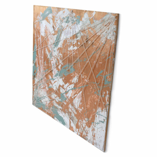 Emily Tan drip painting string art