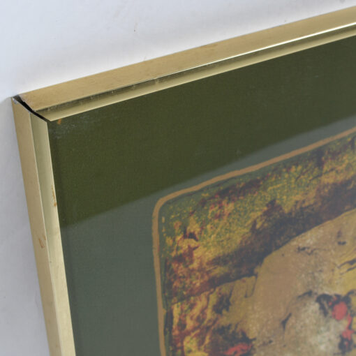 gold frame Lebadang print