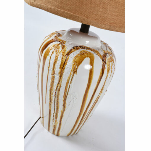 large mid century modern ceramic lamp