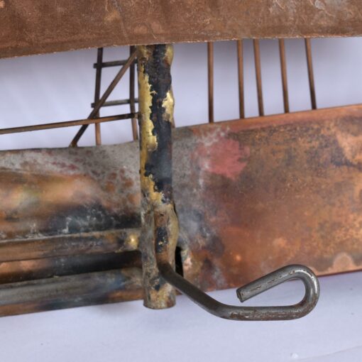 Brazed 1971 Curtis Jere wall sculpture boat