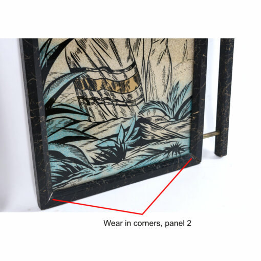 retro black and gold picture frame
